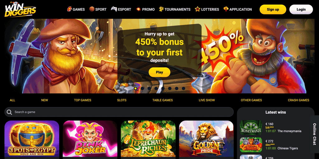 Win Diggers Casino 2025